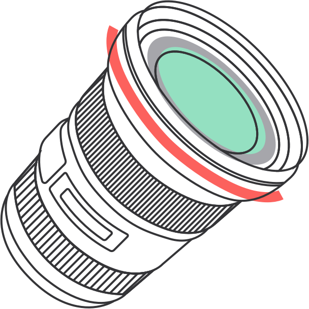 16-35mm camera lens illustration